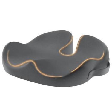 Imagem de Almofada de assento ProtoArc para alívio da dor no cóccix cinza escuro