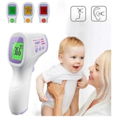 Imagem de Termômetro Digital Infravermelho Adulto Criança - Termômetros Sp