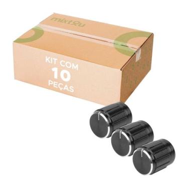 Imagem de 10x Knob Redondo Metálico - Confira Medidas Nas Fotos - PIX