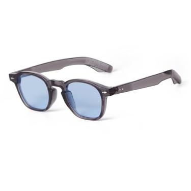 Imagem de Óculos de sol Candy Colors Rivet, feminino, masculino, lente azul, para esportes ao ar livre, corrida e equitação, C6