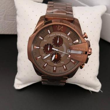 Imagem de Relógio Masculino 10Bar Diesel Mega Chief Bordo - Majestoso Joias e Ac