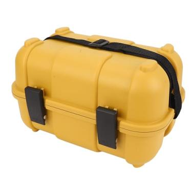 Imagem de Karlak Estojo de Transporte Em PP, Amarelo, Com Trava Dupla, para Nível Automático, Caixa Vazia, Armazenamento Versátil para Conjunto de Prismas de Teodolito de Estação total.