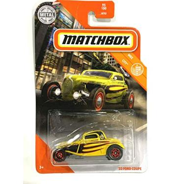 Imagem de Matchbox 2020 MBX City #95/100 Moon Eyes '33 F0rd Coupe (Yellow)