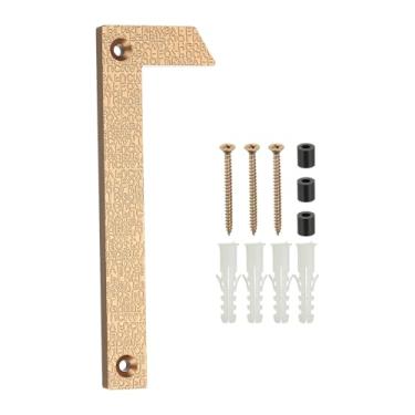 Imagem de PATIKIL Números de casa de 15 cm para uso externo, número 1 com textura de plástico ABS, número de casa flutuante, número moderno, caixa de correio, números de porta com kit de unhas para rua