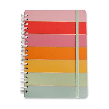 Imagem de Caderno Espiral Todas Juntas Pautado 17x24 Arco Íris
