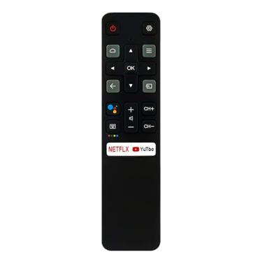 Imagem de Controle remoto substituído RC802V compatível com TCL Android TV 40S330 32S330 65Q637 55Q637 55S430 43S430 65Q637 55Q637 43S434 50S434 55S434 65S4 34 75 S434 32P30S 49P30FS 40S334 32S334 70S430 32A325 32A323