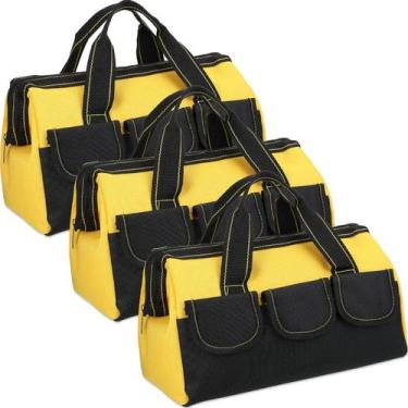 Imagem de Bolsa de ferramentas Sanwuta, pacote com 3 para homens, impermeável co