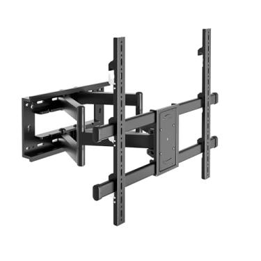 Imagem de GUZHIKU Suporte de parede de TV Full Motion para TVs de 50 a 90 polegadas, suporte de TV comporta 75 kg com extensão giratória de inclinação braço articulado ajustável VESA máximo 600 x 600 mm, Y6