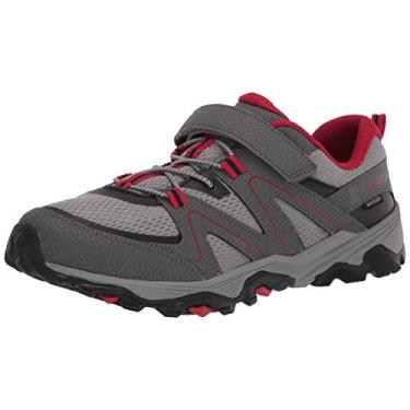 Imagem de Merrell Tênis infantil Trail Quest para caminhada, Cinza/preto, 5 X-Wide Little Kid