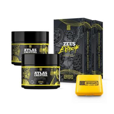 Imagem de Kit 2x Creatina + 2x Zeus Extreme + Porta Caps Iridium Labs-Unissex