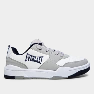 Imagem de Tenis Everlast Blazer Masculino, Branco, Cinza, 44