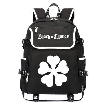Imagem de Mochila escolar de anime Black Clovers para meninos e meninas adolescentes