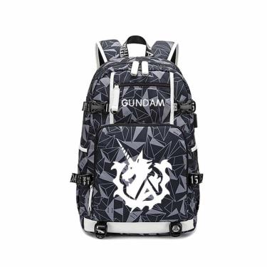 Imagem de Mochila Gundams Cartoon Kids School Oxford Cloth 30x15x47cm