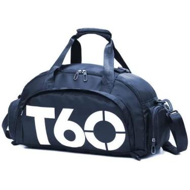 Imagem de Bolsa Academia T60 Transversal Com Compartimentos Cor Azul