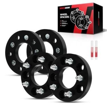 Imagem de Torchbeam Espaçadores de roda 5 x 4,75 a 5 x 4,5 cm para Blazer 1987-2005, Camaro 1983-2002, Corvette 1985-2019, El Camino 1982-1987, adaptadores de roda 5 pinos M12 x 1,5 para furo do cubo de 74 mm