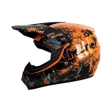 Imagem de Capacete Completo Para Motocicleta Para Jovens E Crianças, Óculos De M