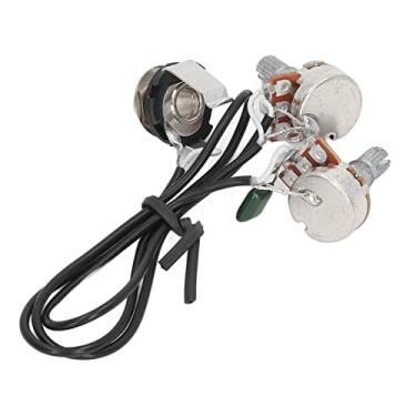 Imagem de Cryfokt Chicote de Fiação de Cobre para Guitarra Elétrica A500K B500K Silencioso para Melhor Reprodução de Guitarras Elétricas