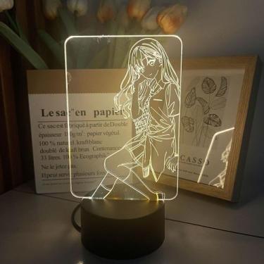 Imagem de Luz noturna LED 3D Ayases Aragakis Color Changing para crianças - yiwe