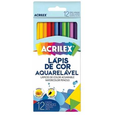 Imagem de Lápis de Cor Aquarelável 12 Cores - Acrilex