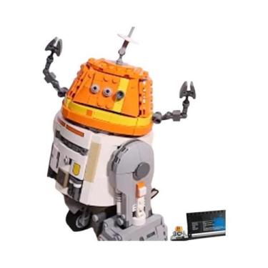 Imagem de Conjunto De Blocos De Montar Robô DIY Artesanal 75416 C1-10P Brinquedo