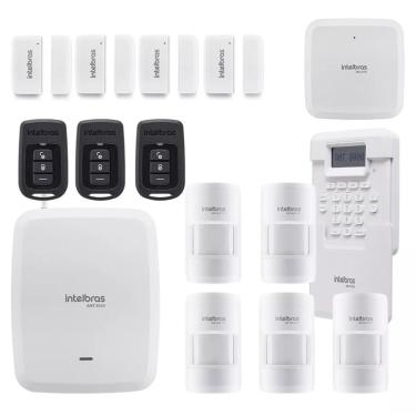 Imagem de Kit Completo Central Alarme Intelbras Amt 8000 9x Sensores