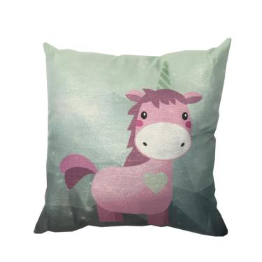 Imagem de Almofada Decorativa Cheia Personalizada Estampada Unicórnio