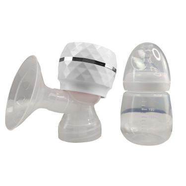 Imagem de Bomba De Tirar Leite Materno Extratora Amamentação Elétrica Bateria Recarregável Mamadeira Massagem Portatil Usb