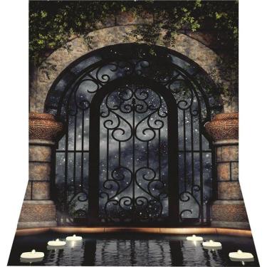 Imagem de Fundo Fotográfico Em Tecido Neweborn Portal 1,50X2,20