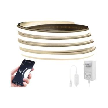 Imagem de Fita De LED Inteligente TUYA COB Neon De Alta Luminosidade Com Tubo De