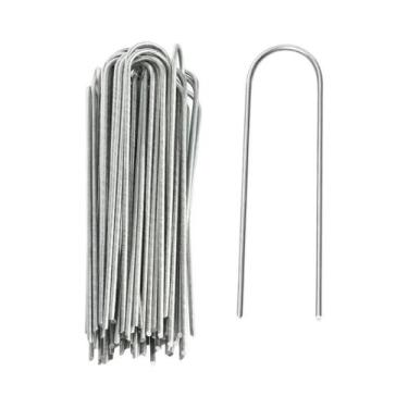 Imagem de Grampos De Jardim Galvanizados Tipo U De Alta Resistência 10 30 50pçs,