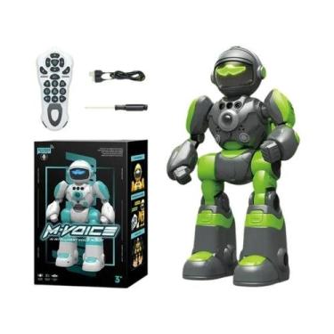 Imagem de Brinquedo Robô RC Com Controle Por Voz E Gestos Para Crianças, Program