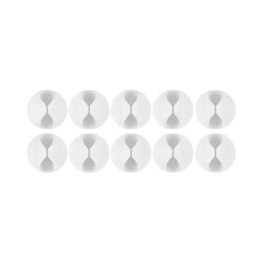 Imagem de Clipes De Silicone Autoadesivos Para Cabos: Organizador De Fios USB, C