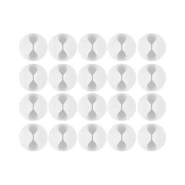 Imagem de Clipes De Silicone Autoadesivos Para Cabos: Organizador De Fios USB, C