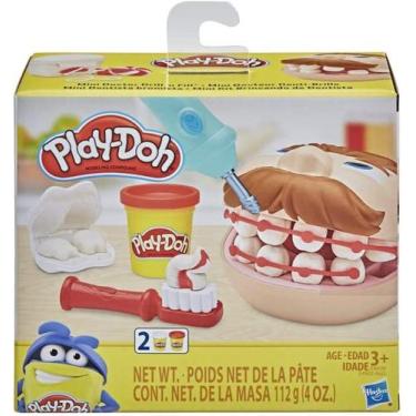 Imagem de Massinha Play Doh Mini Kit Brincando de Dentista Hasbro