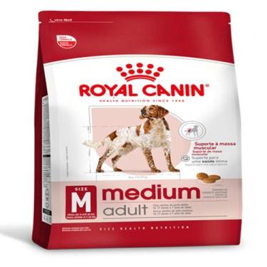 Imagem de Ração Seca Royal Canin Medium Adult Para Cães Adultos De Porte Médio 1