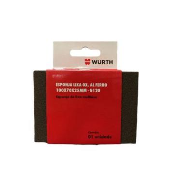 Imagem de Esponja Abrasiva para Massa, Metal e Madeira G120 100 x 70 x 25mm - Wu