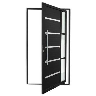 Imagem de Porta Pivotante Lambril Miraggio com Puxador Super 210cm x 100cm Brima