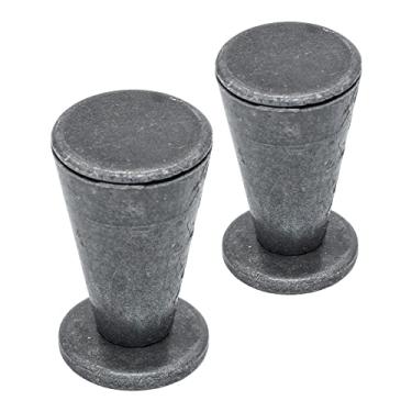 Imagem de Puxador Para Penteadeira Ponto Gavetas Armario Moveis Comoda (Prata Envelhecido)