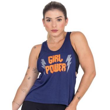 Imagem de Blusa Regata Feminina Fitness Básica Sport Estampada Nadador - Zafina