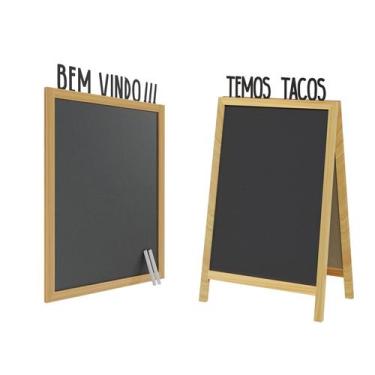 Imagem de Conjunto Decoração Lousas Temos Tacos Restaurante Mexicano - Fábrica D