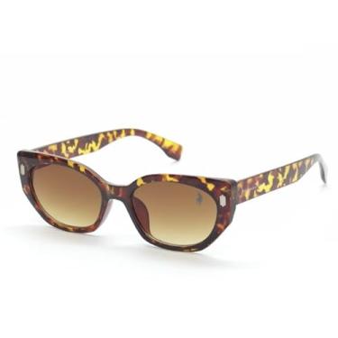 Imagem de Óculos de Sol Gatinho Polo London Club com Proteção UVA/UVB - Kit contém estojo e flanela