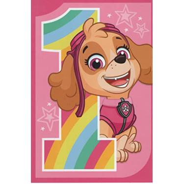 Imagem de Cartão de primeiro aniversário Happy Patrulha Canina (Idade 1) com Skye - You're 1 Today... and You're One of a Kind Every Day! Happy 1st Birthday