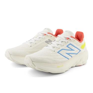 Imagem de New Balance Fresh Foam X 1080 V13 Tênis de corrida feminino, Sal marinho/azul costeiro/vermelho golfo, 13 Wide