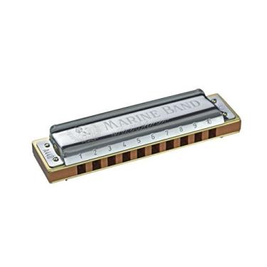 Imagem de Gaita clássica Hohner HOM1896017 Marine Band em C
