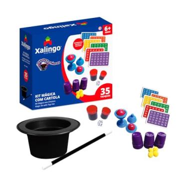 Imagem de Xalingo Brinquedo Infantil Kit de Mágicas 35 Truques com Chapéu