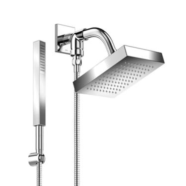 Imagem de Docol Ducha Quadrada de Parede Cromada Heaven Q150 Com Chuveirinho