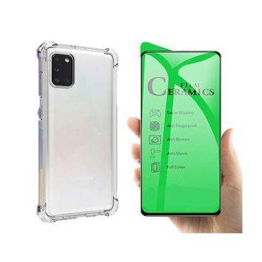 Imagem de Capa Capinha Case Anti Shock Impacto Samsung Galaxy A31 + Película Cer