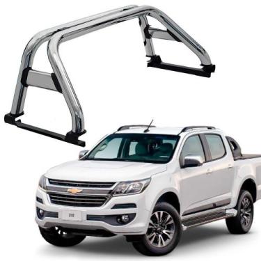 Imagem de Santo antônio s10 2012 2013 2014 a 2020 cabine dupla cromo - SOLAR