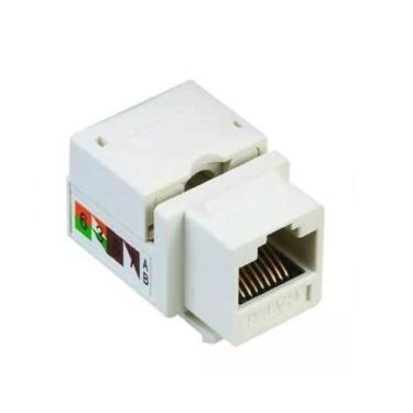 Imagem de Keystone Rj45 Cat6 Branco Chipsce 062-9710 - CHIP SCE