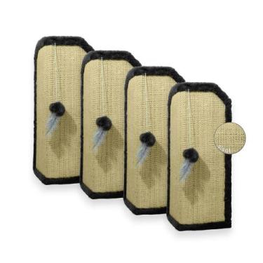 Imagem de Arranhador Gato Proteção Canto de Sofás Base Interna Brinquedo Bolinha